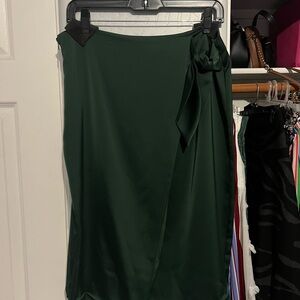 Alex Marie Dark Green Midi Skirt